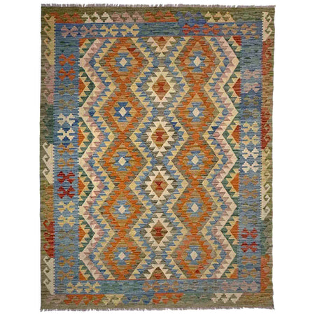 Hand Knotted Flatweave Kilim 5' 9" x 8' 1" ft / 175 x 247 cm - No. Y39502