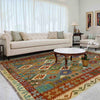 Hand Made Afghan Kilim 5' 9" x 7' 11" ft / 174 x 241 cm - No. Y39505