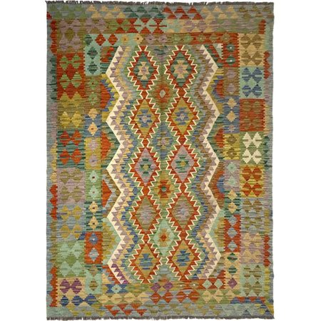 Medium Size Chobi Kilim 5' 8" x 8' 2" ft / 172 x 250 cm - No. Y39519