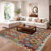 Hand Knotted Flatweave Kilim 5' 11" x 8' 1" ft / 180 x 246 cm - No. Y39520