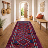 Hand Knotted Mashwani Runner Rug 2' 2" x 7' 11" ft / 65 x 242 cm - No. Y39529