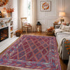 Small Square Mashwani Rug 3' 8" x 4' 2" ft / 113 x 126 cm - No. Y39539