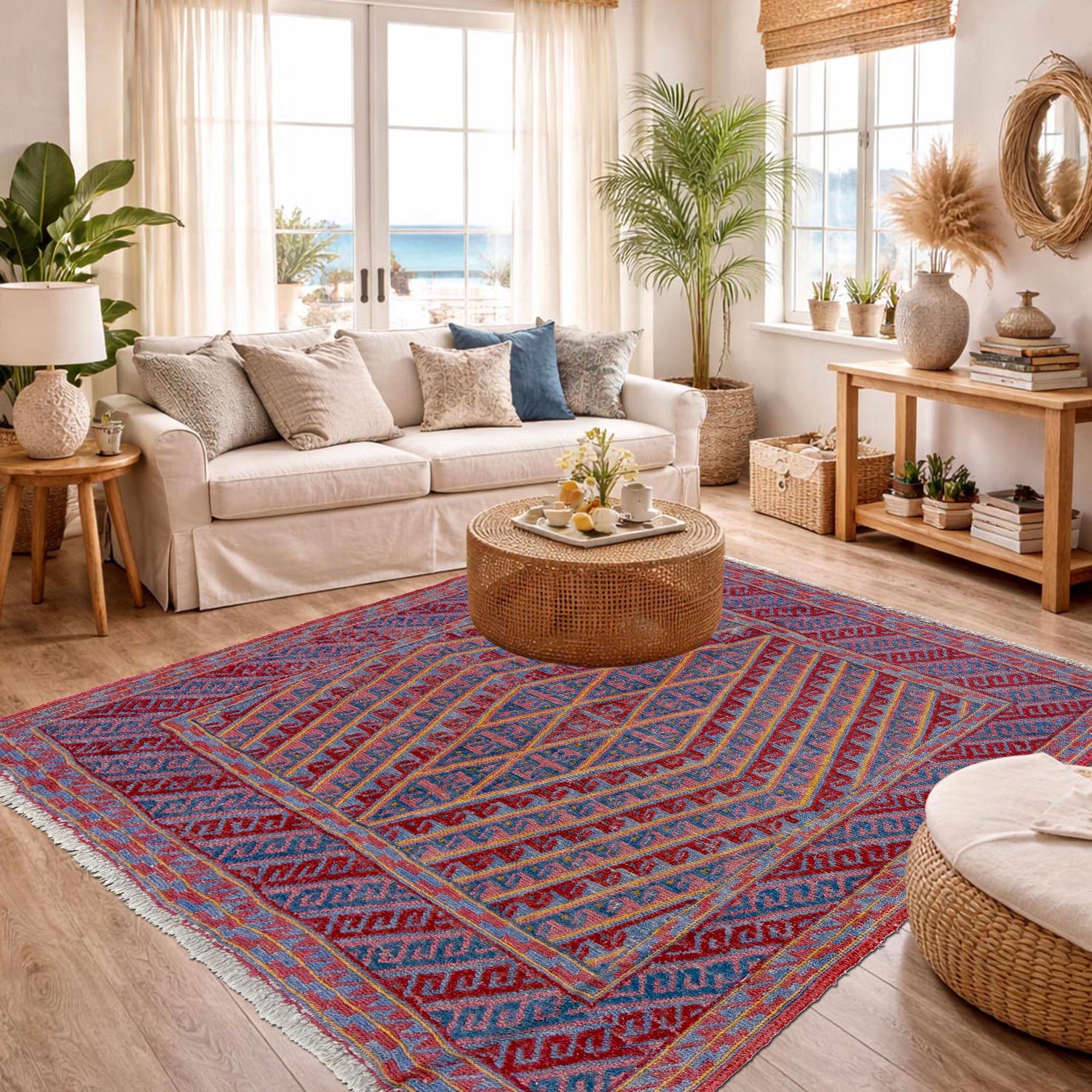 Handmade Mushwani Carpet 3' 11" x 4' 1" ft / 119 x 124 cm - No. Y39549