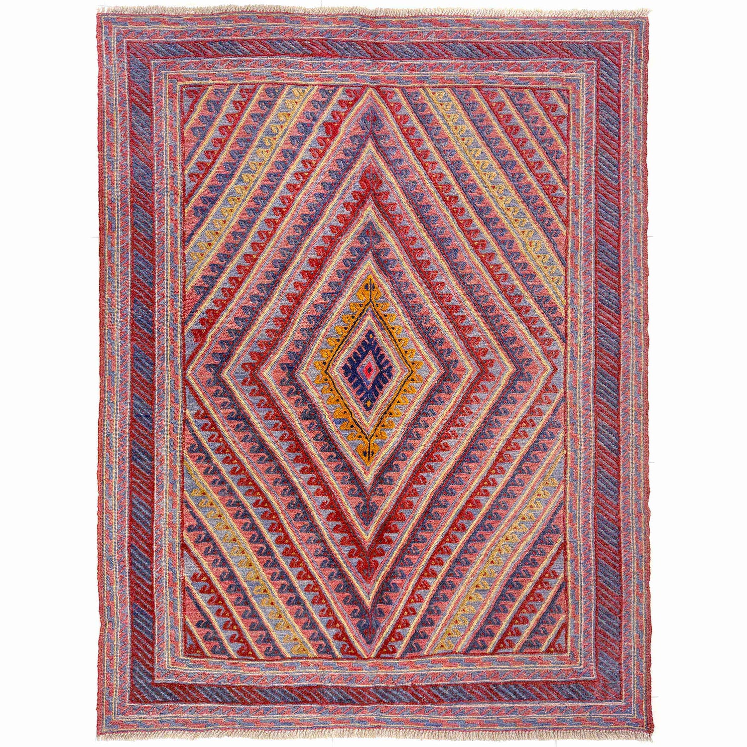 Traditional Mashwani Carpet 4' 11" x 5' 11" ft / 149 x 181 cm - No. Y39551