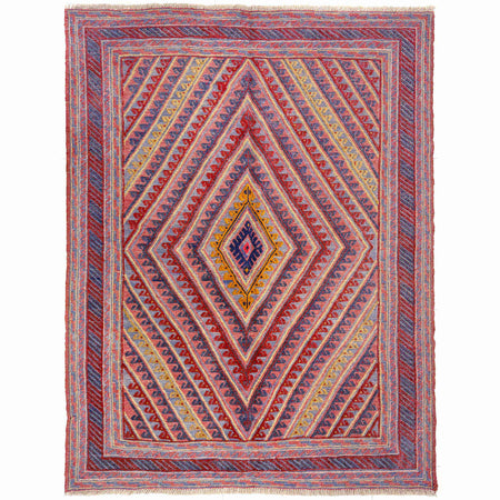 Traditional Mashwani Carpet 4' 11" x 5' 11" ft / 149 x 181 cm - No. Y39551