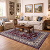 Fine Kazak Oriental Rug 4' 0" x 5' 11" ft / 123 x 181 cm - No. Y39555