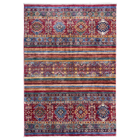 Hand Knotted Khurjeen Oriental Rug 4' 1" x 6' 0" ft / 124 x 184 cm - No. Y39558