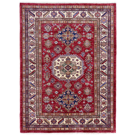 Fine Kazak Oriental Rug 5' 0" x 6' 8" ft / 153 x 203 cm - No. Y39559