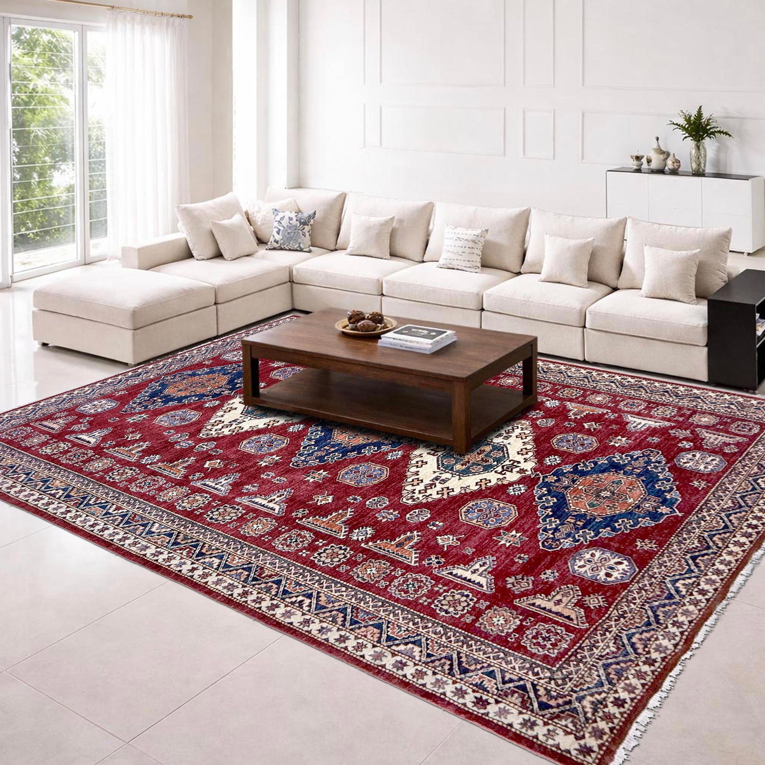 Luxury Fine Kazak Carpet 6' 9" x 10' 0" ft / 205 x 304 cm - No. Y39562
