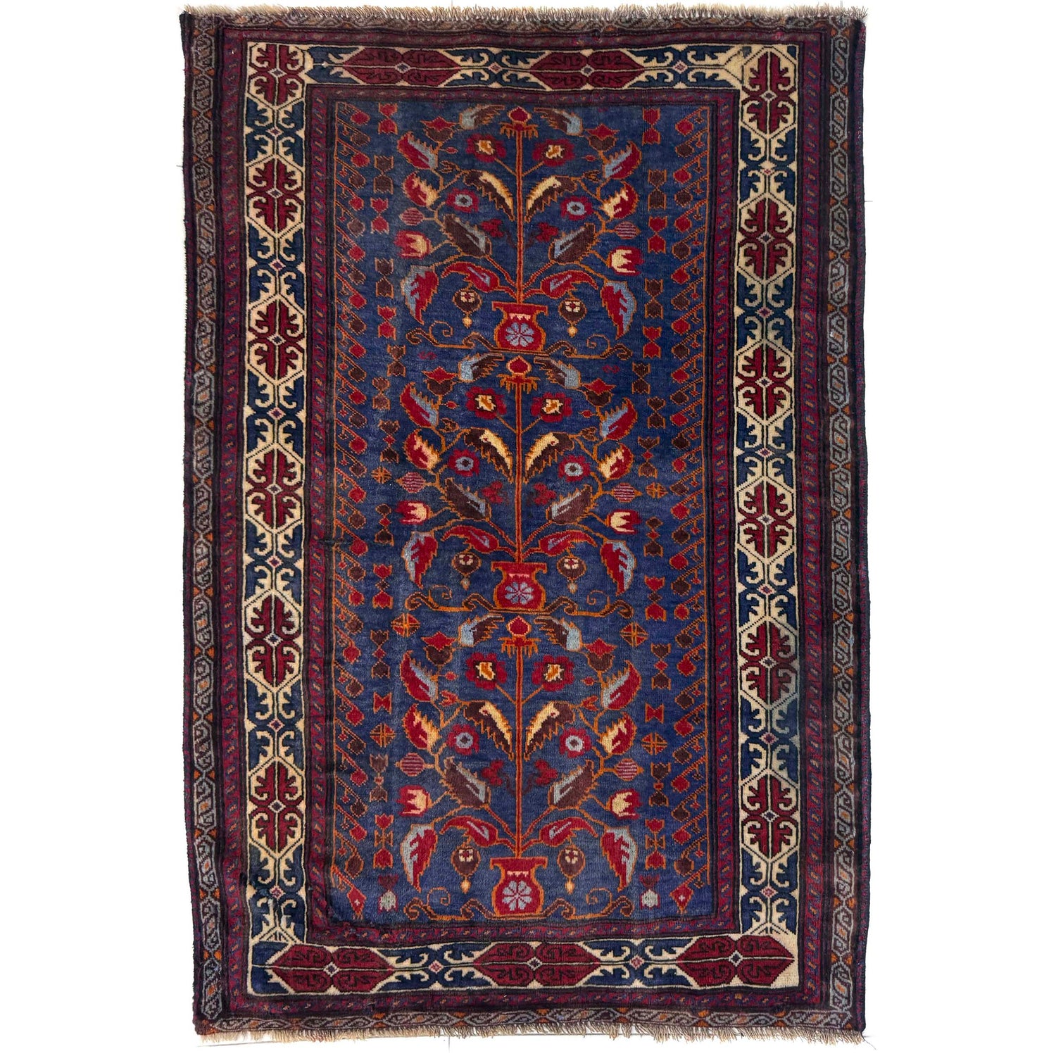 Traditional Baloch Rug 3' 3" x 4' 9" ft / 100 x 144 cm - No. Y39564
