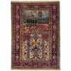 Islamic Prayer Carpet 2' 8" x 3' 8" ft / 82 x 111 cm - No. Y39568
