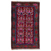 Traditional Baloch Rug 3' 3" x 5' 6" ft / 98 x 167 cm - No. Y39571