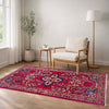 Red Color Baluchi Rug 2' 3" x 4' 3" ft / 68 x 130 cm - No. Y39576