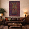 Islamic Prayer Carpet 2' 11" x 3' 9" ft / 88 x 115 cm - No. Y39577
