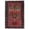 Handmade Prayer Rug 2' 10" x 4' 3" ft / 87 x 130 cm - No. Y39581