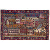 Handmade Pictorial Carpet 2' 11" x 4' 4" ft / 90 x 133 cm - No. Y39583