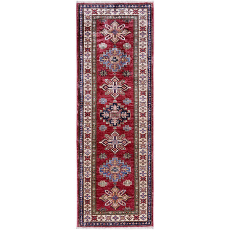 High-Quality Kazak Area Runner Rug 1' 11" x 5' 6" ft / 59 x 168 cm - No. Y39592