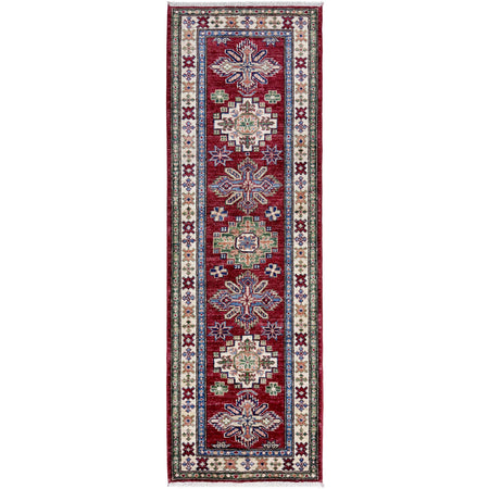 Luxury Fine Kazak Runner Carpet 2' 0" x 5' 9" ft / 62 x 176 cm - No. Y39595