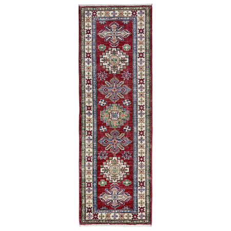 High-Quality Kazak Area Runner Rug 1' 11" x 5' 9" ft / 59 x 175 cm - No. Y39596