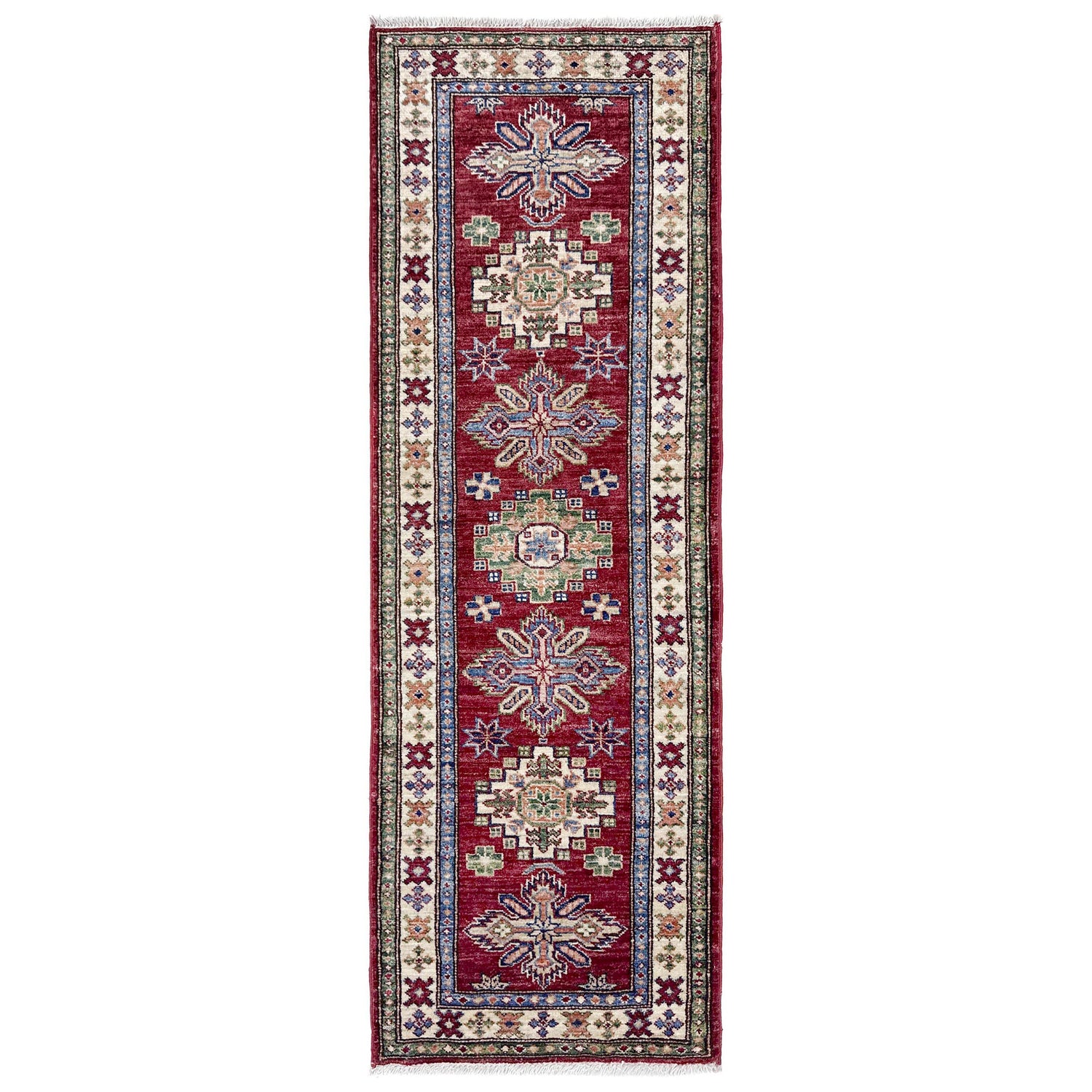 Supreme Kazak Runner Carpet 2' 0" x 5' 9" ft / 61 x 176 cm - No. Y39597