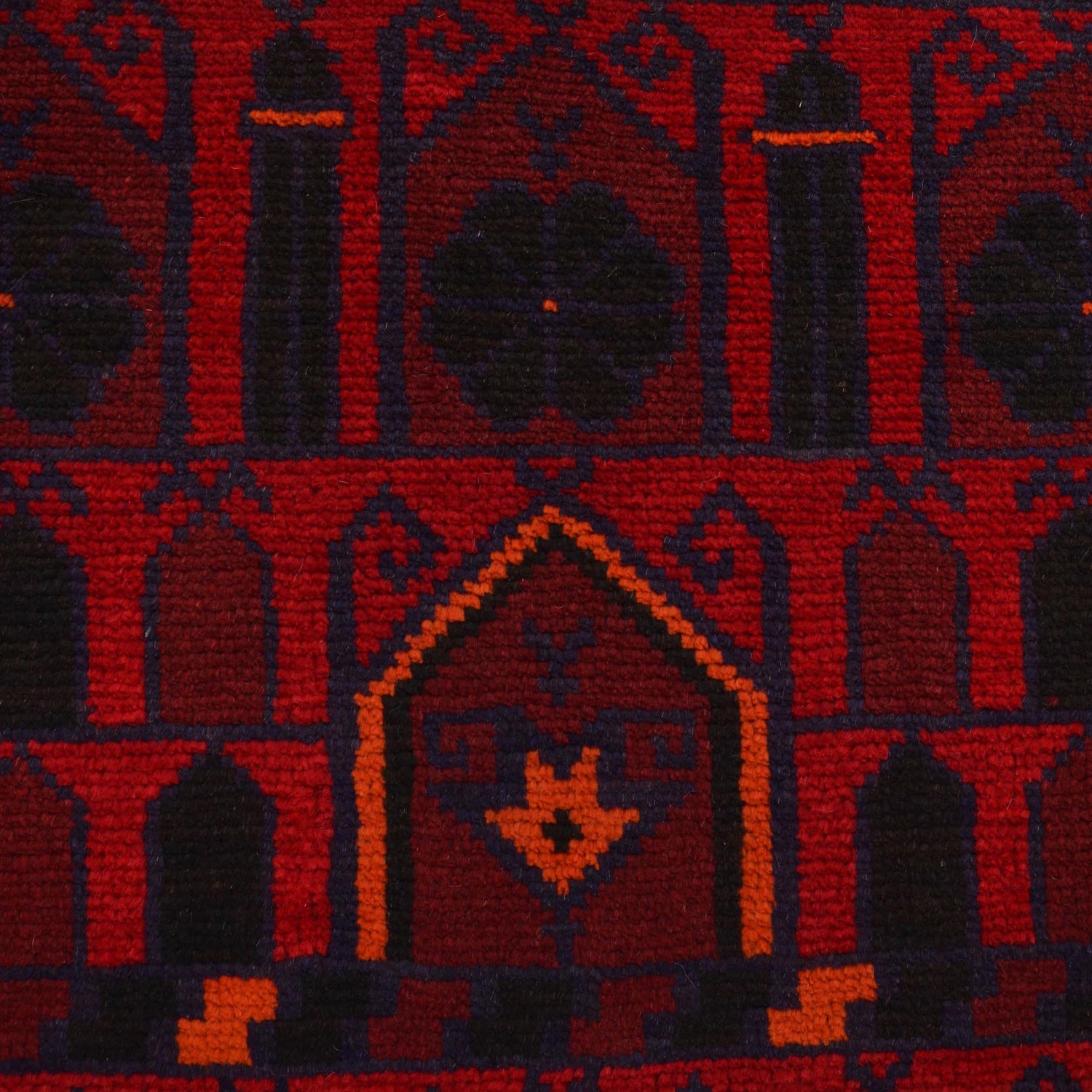 Handmade Prayer Rug 2' 11" x 5' 1" ft / 89 x 154 cm - B15646