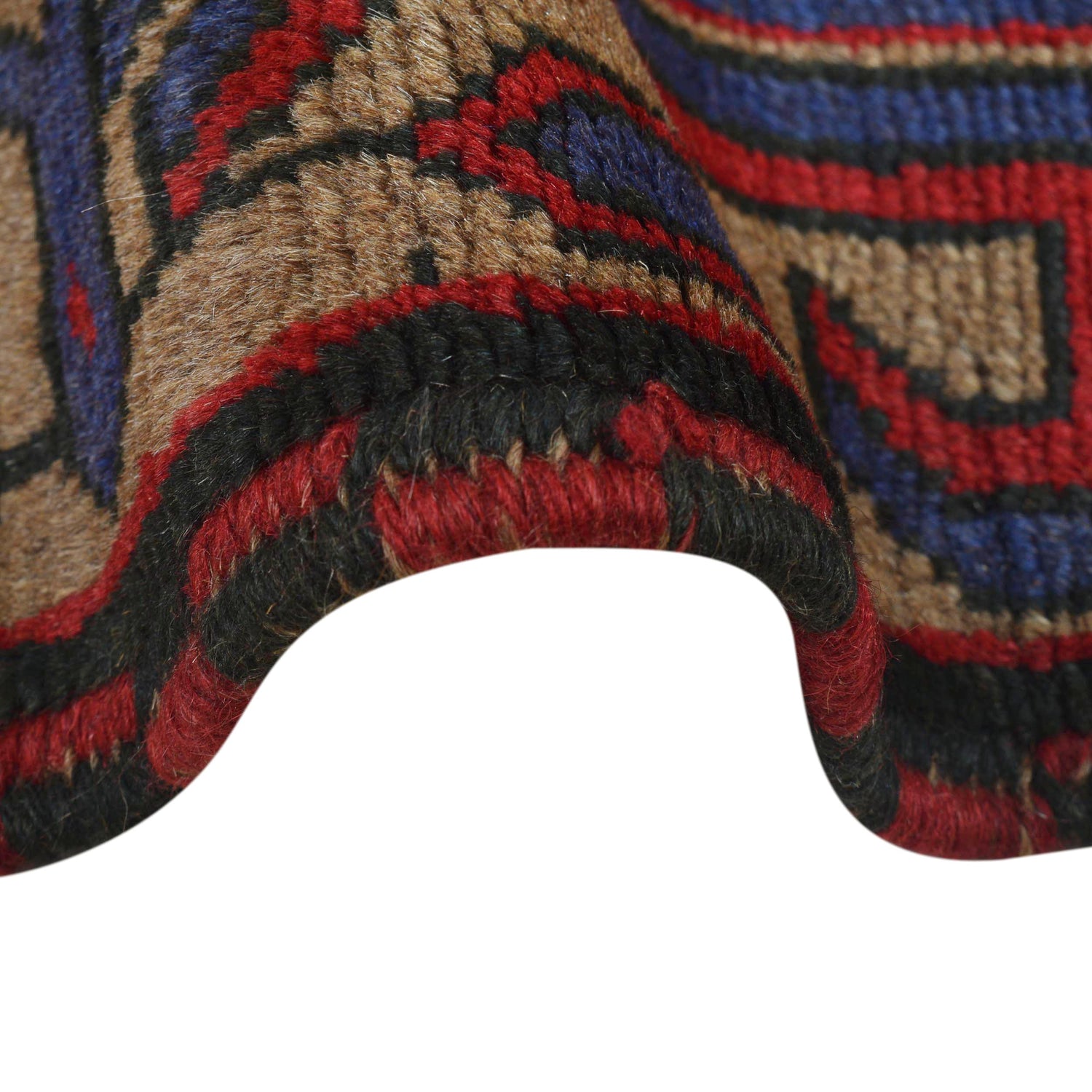 Muslim Prayer Rug 2' 9" x 4' 2" ft / 85 x 128 cm - No. B15647