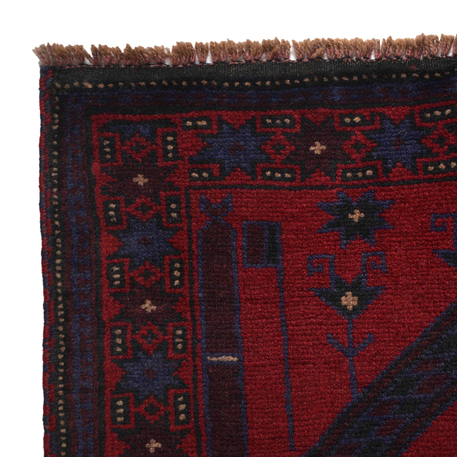 Handmade Prayer Rug 2' 7" x 4' 8" ft / 80 x 141 cm - B15731