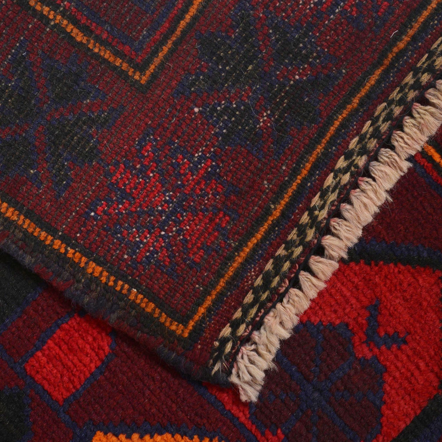 Handmade Prayer Rug 3' 1" x 4' 6" ft / 93 x 138 cm - B16027