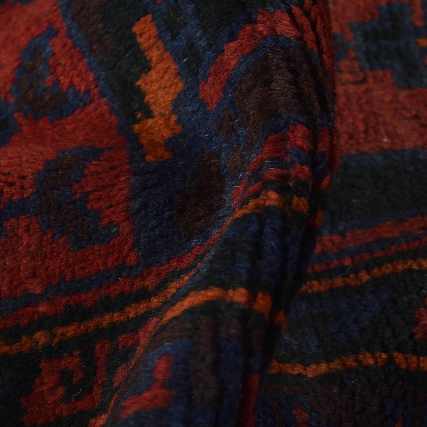 Handmade Prayer Rug 2' 11" x 4' 9" ft / 90 x 144 cm - B16032