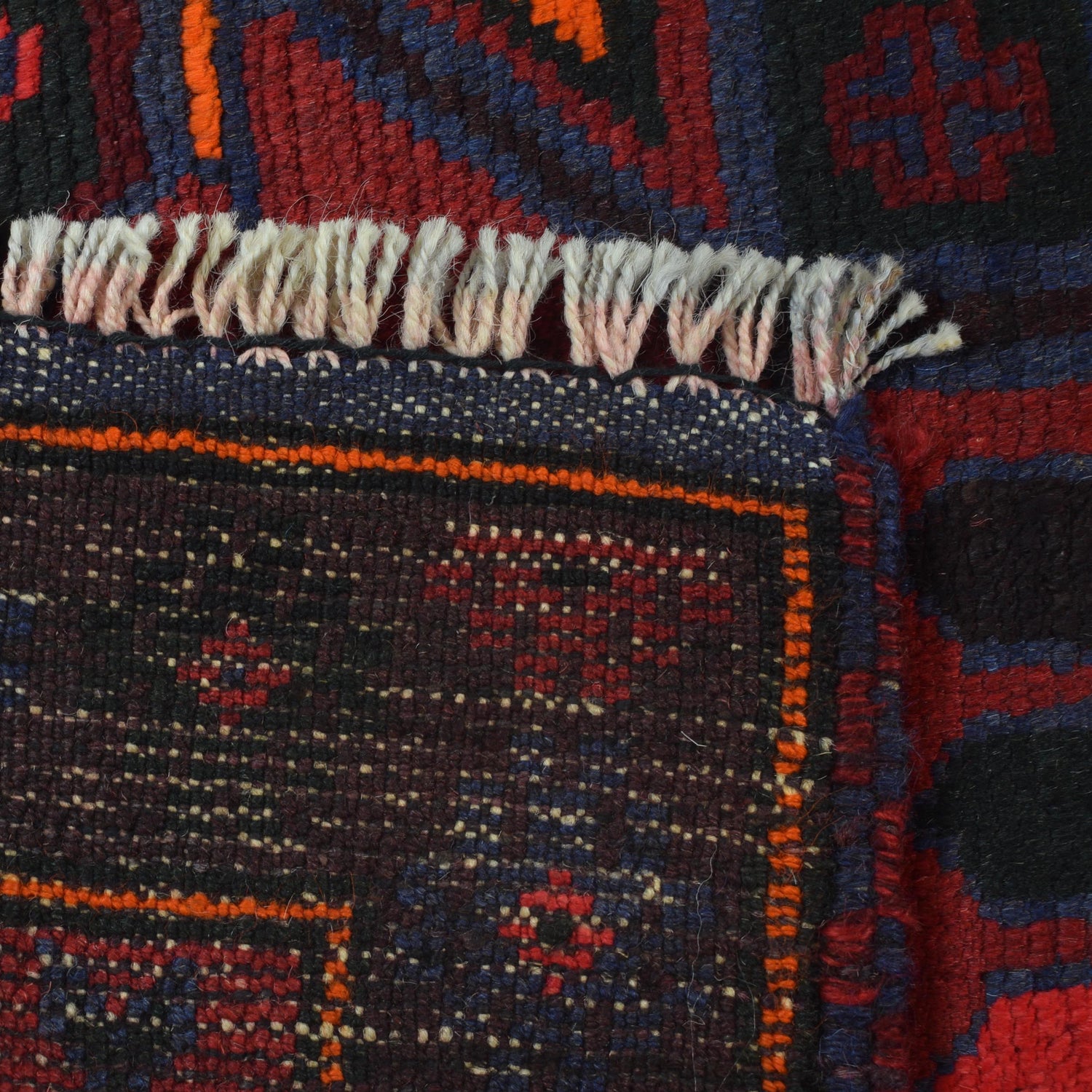 Handmade Prayer Rug 2' 11" x 4' 8" ft / 90 x 142 cm - B16049