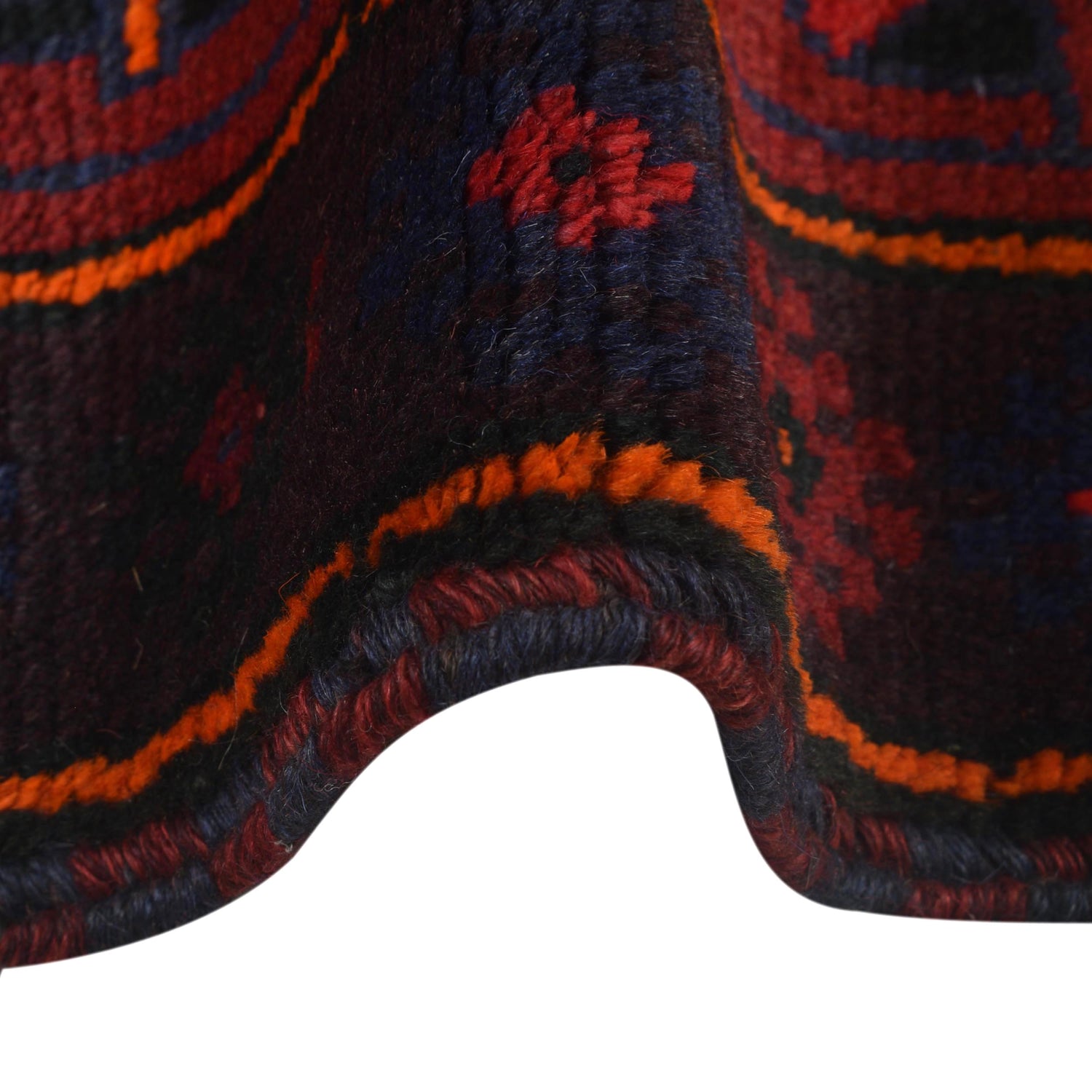 Handmade Prayer Rug 2' 11" x 4' 8" ft / 90 x 142 cm - B16049