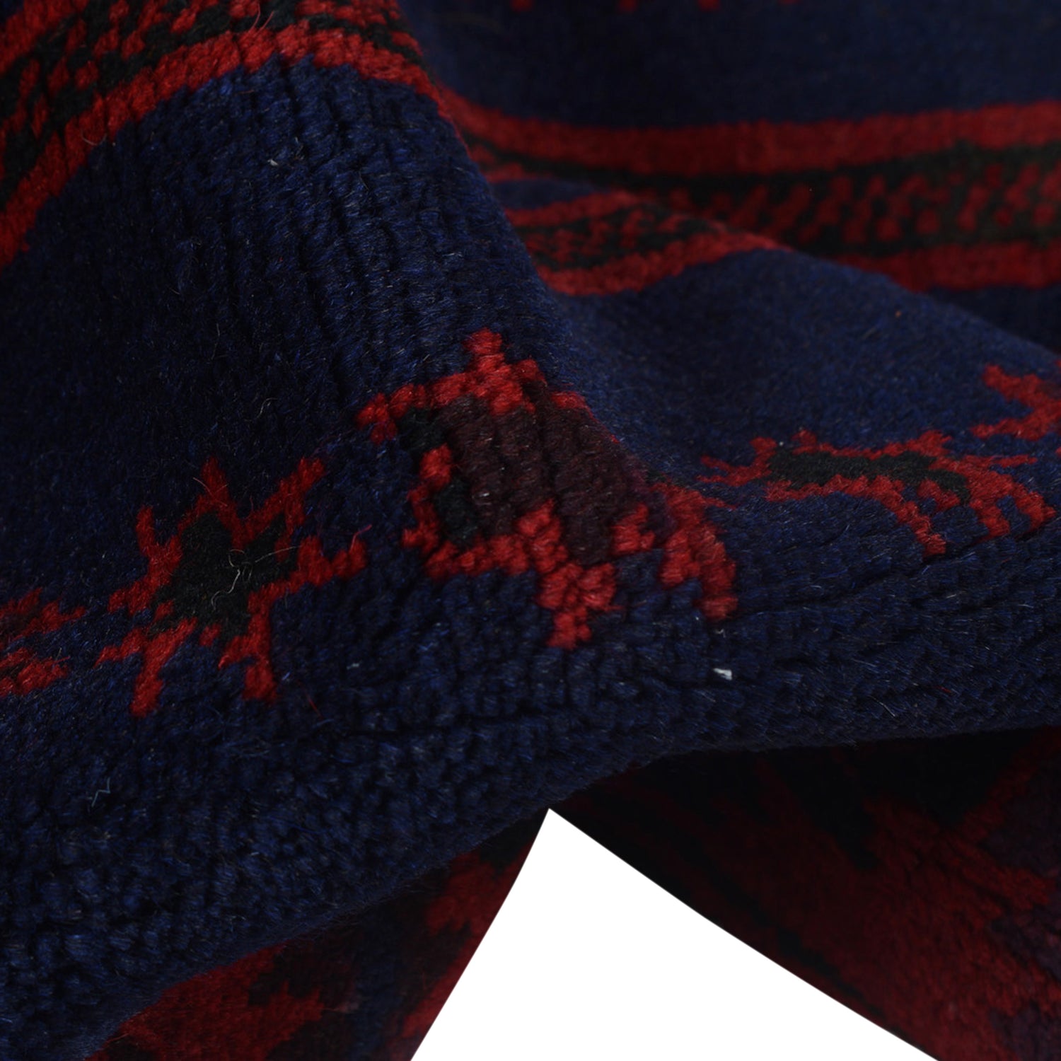 Navy Blue Baluchi Rug 2' 12" x 4' 2" ft / 91 x 126 cm - No. B16088