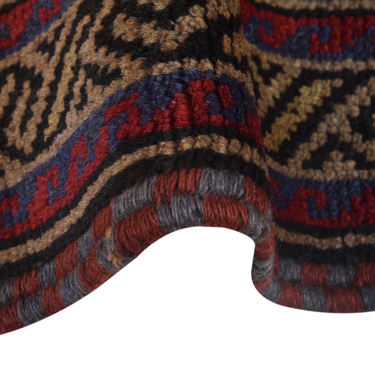 Dark Blue Baluchi Rug 2' 8" x 4' 7" ft / 82 x 140 cm - No. B16090