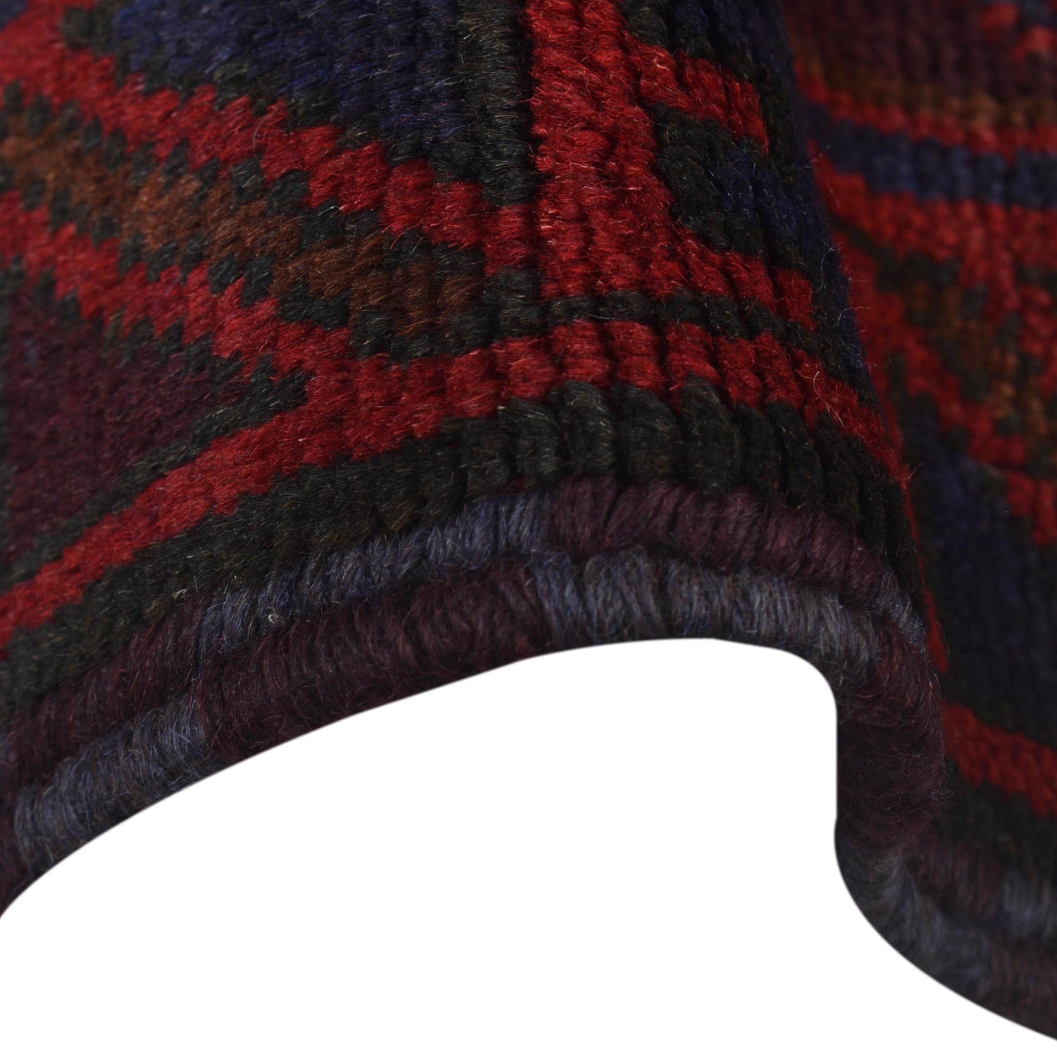 Dark Blue Baluchi Carpet 2' 11" x 4' 6" ft / 88 x 137 cm - No. B16213