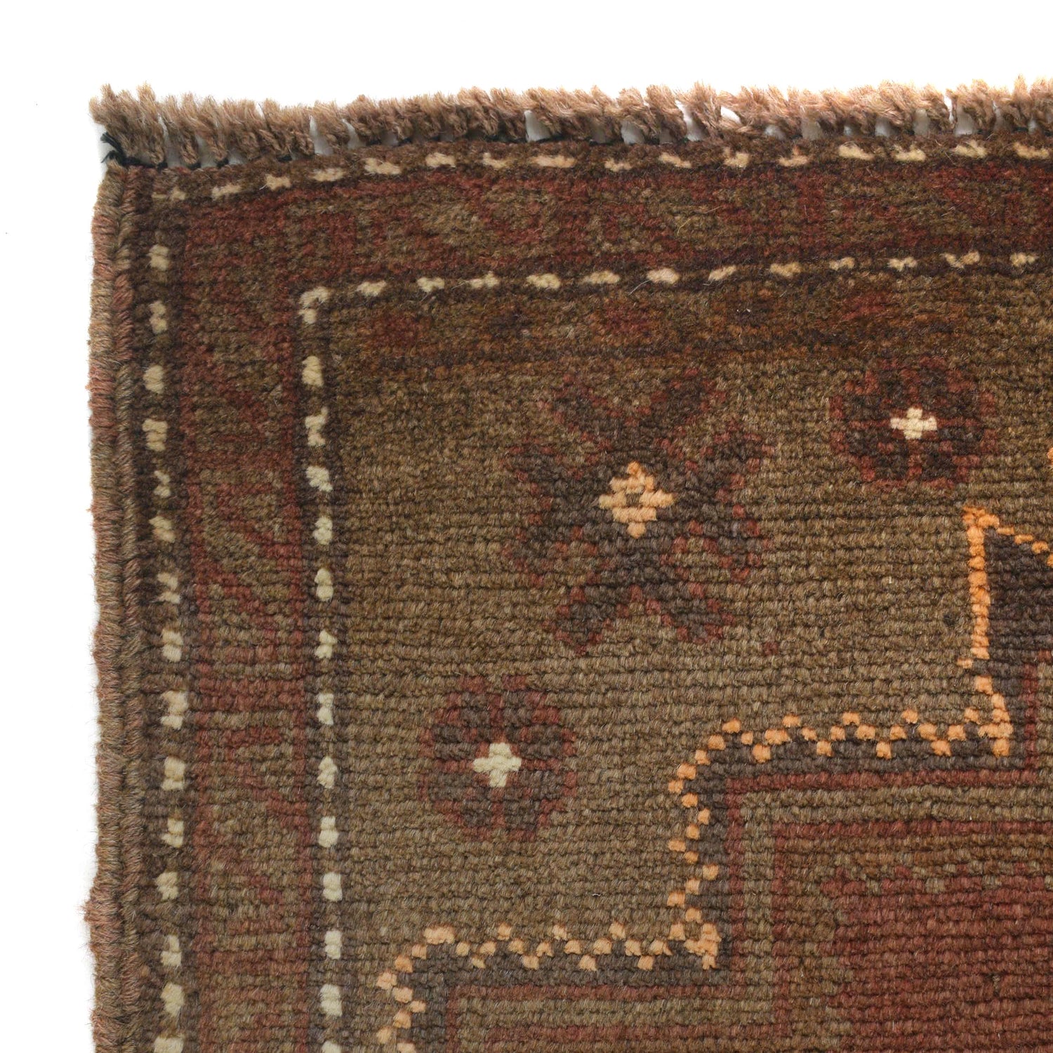 Hand Knotted Overdyed Rug 2' 8" x 4' 8" ft / 82 x 143 cm - No. B16241