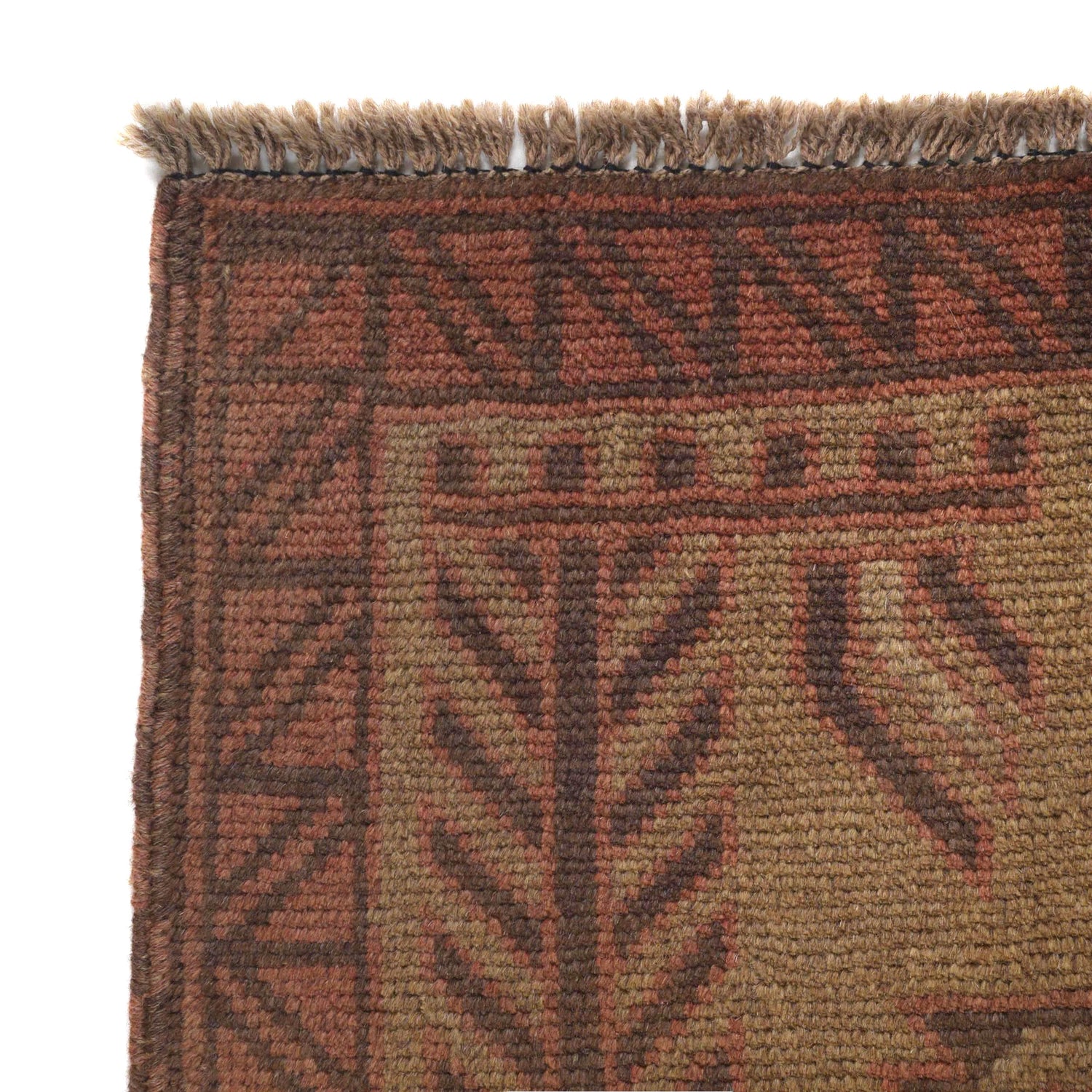 Hand Knotted Overdye Wool Rug 2' 9" x 4' 1" ft / 84 x 125 cm - No. B16248