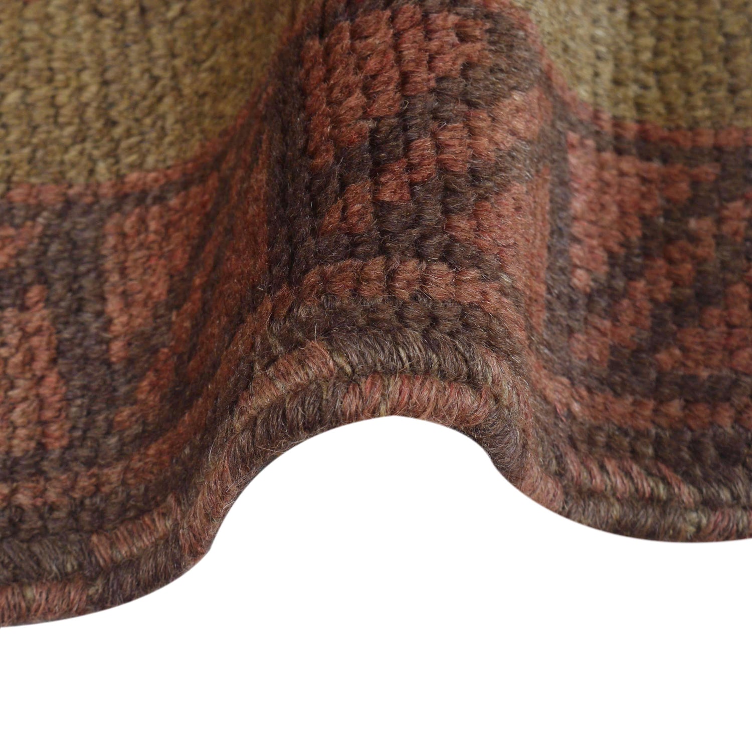 Hand Knotted Overdye Wool Rug 2' 9" x 4' 1" ft / 84 x 125 cm - No. B16248