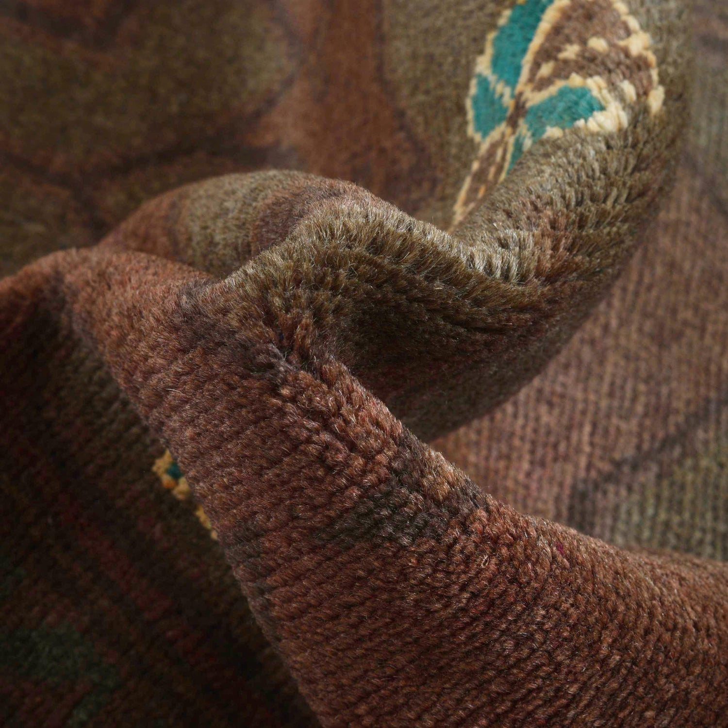 Handmade Overdye Carpet 2' 11" x 4' 4" ft / 90 x 132 cm - No. B16253