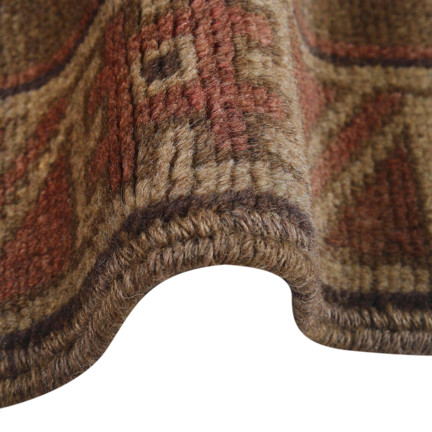 Brown Color Overdyed 2' 11" x 4' 8" ft / 88 x 142 cm - No. B16256