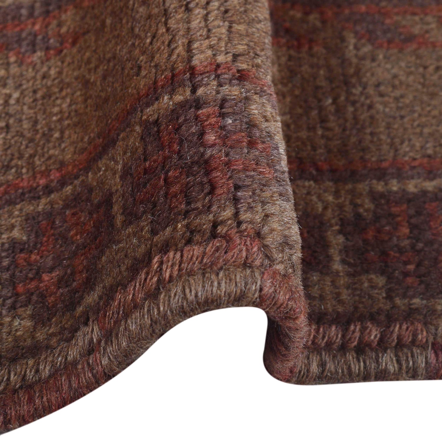 Hand Knotted Overdye Wool Rug 2' 11" x 4' 6" ft / 89 x 137 cm - No. B16259