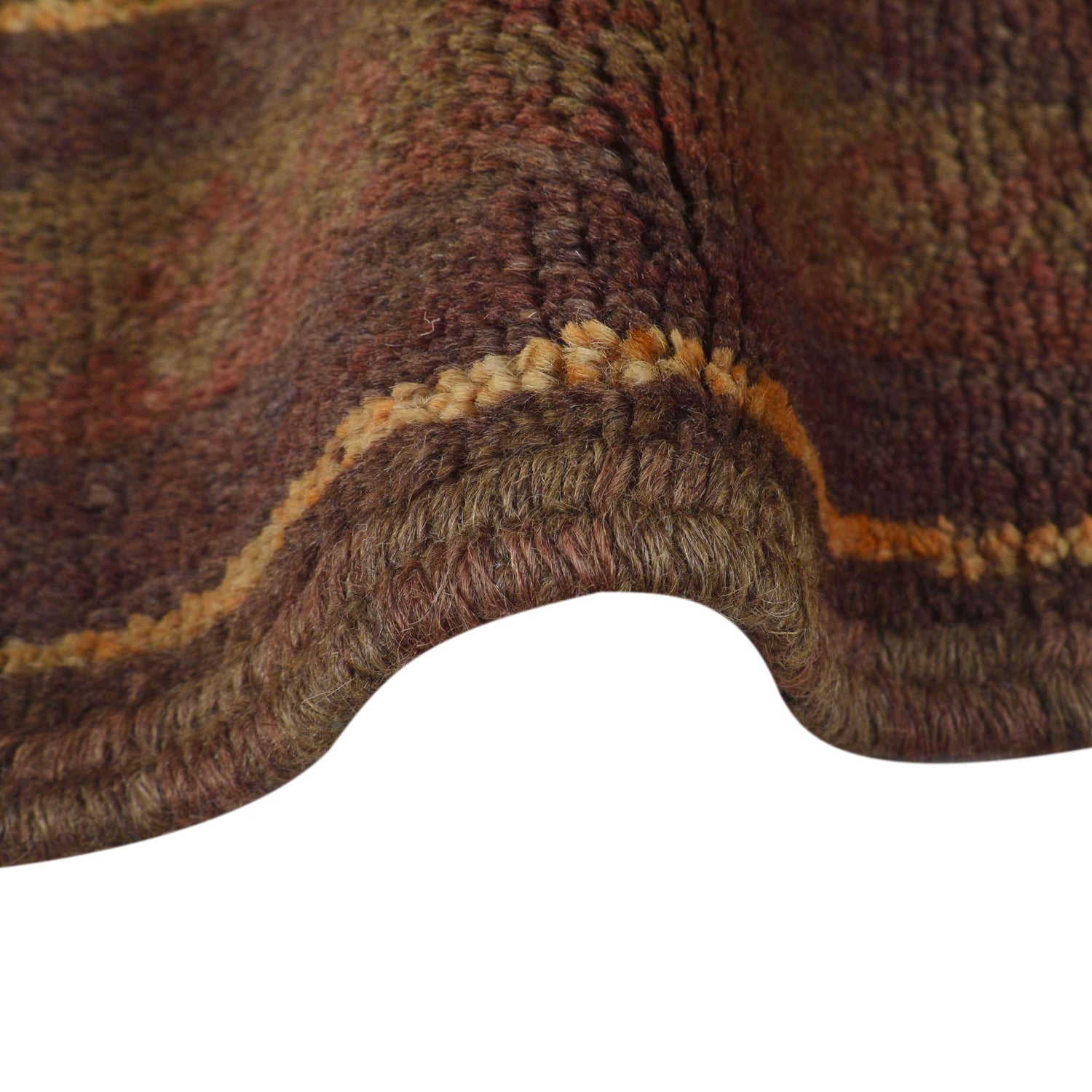 Hand Knotted Overdye Wool Rug 2' 11" x 4' 8" ft / 90 x 143 cm - No. B16260