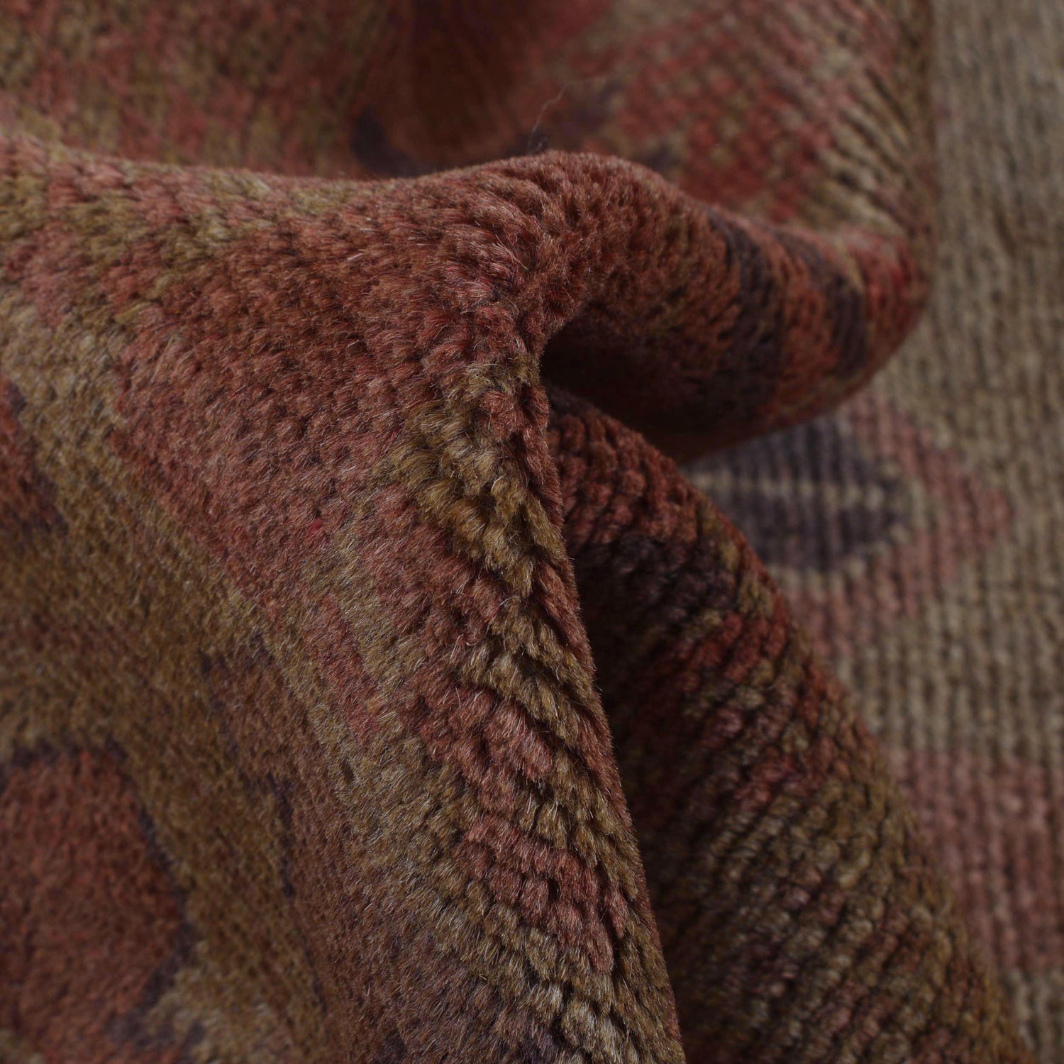 Handmade Overdye Carpet 3' 0" x 4' 6" ft / 92 x 136 cm - No. B16287