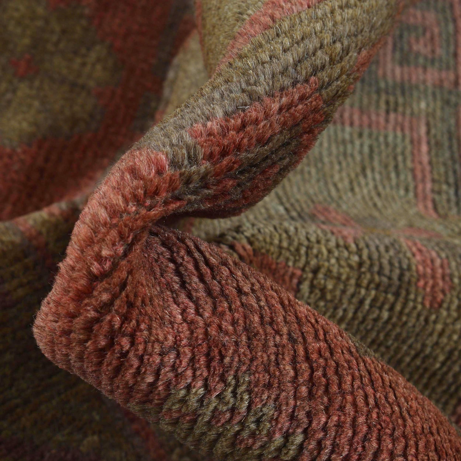 Handmade Overdye Carpet 2' 11" x 4' 10" ft / 88 x 148 cm - No. B16288