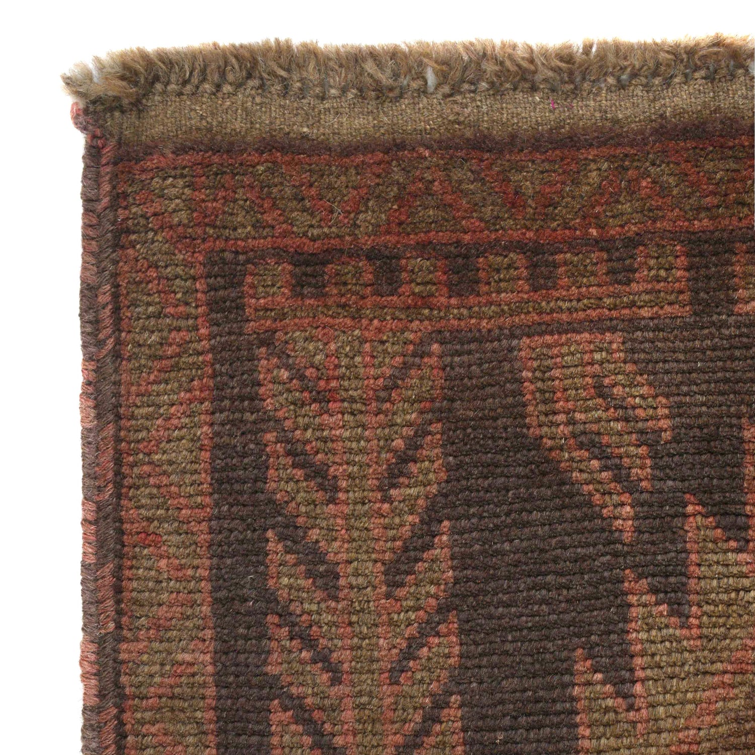 Hand Knotted Overdyed Rug 2' 7" x 4' 6" ft / 78 x 136 cm - No. B16297