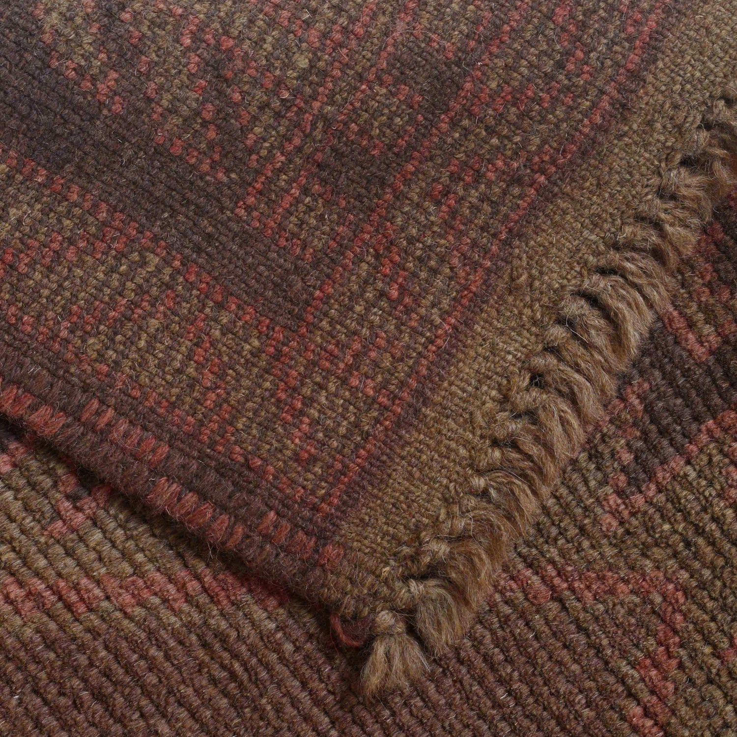 Hand Knotted Overdyed Rug 2' 7" x 4' 6" ft / 78 x 136 cm - No. B16297