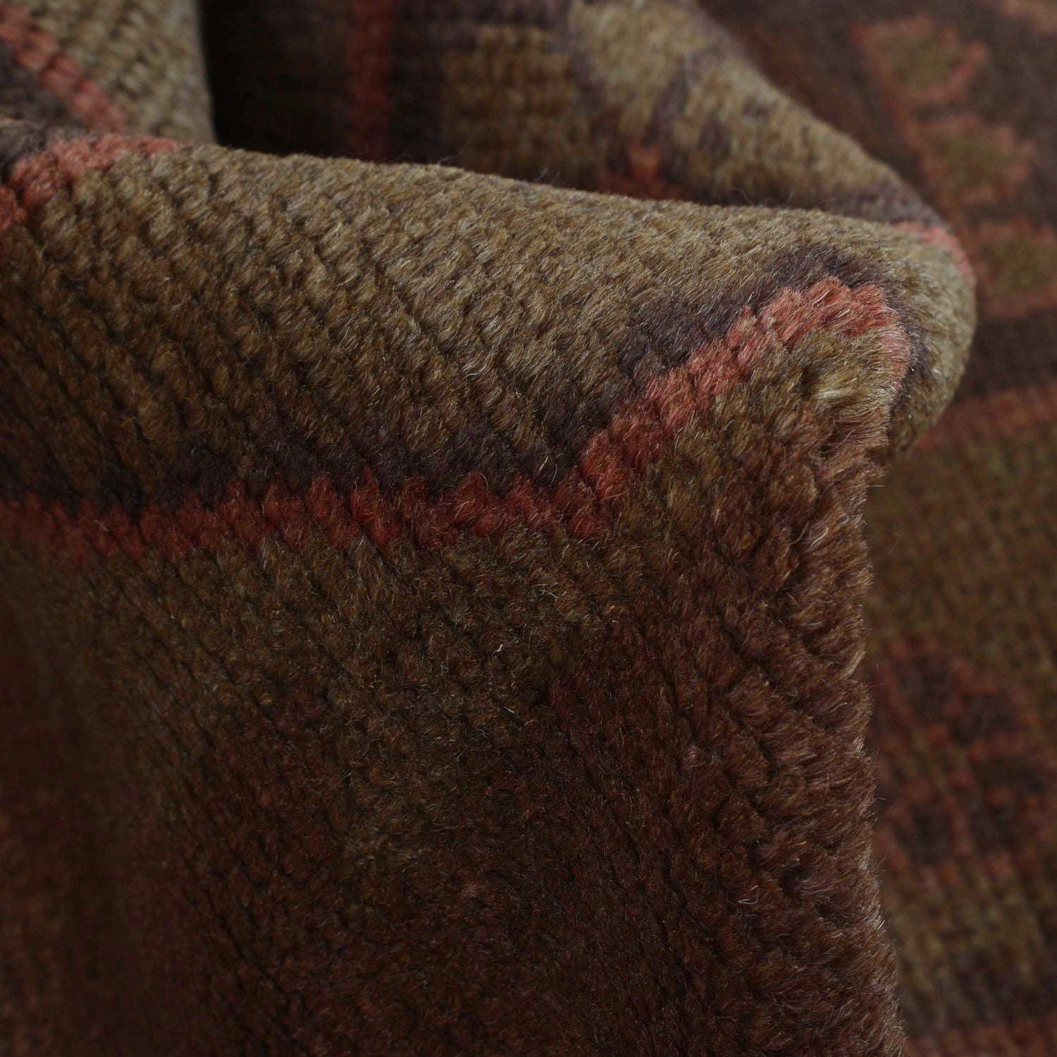 Hand Knotted Overdyed Rug 2' 7" x 4' 6" ft / 78 x 136 cm - No. B16297