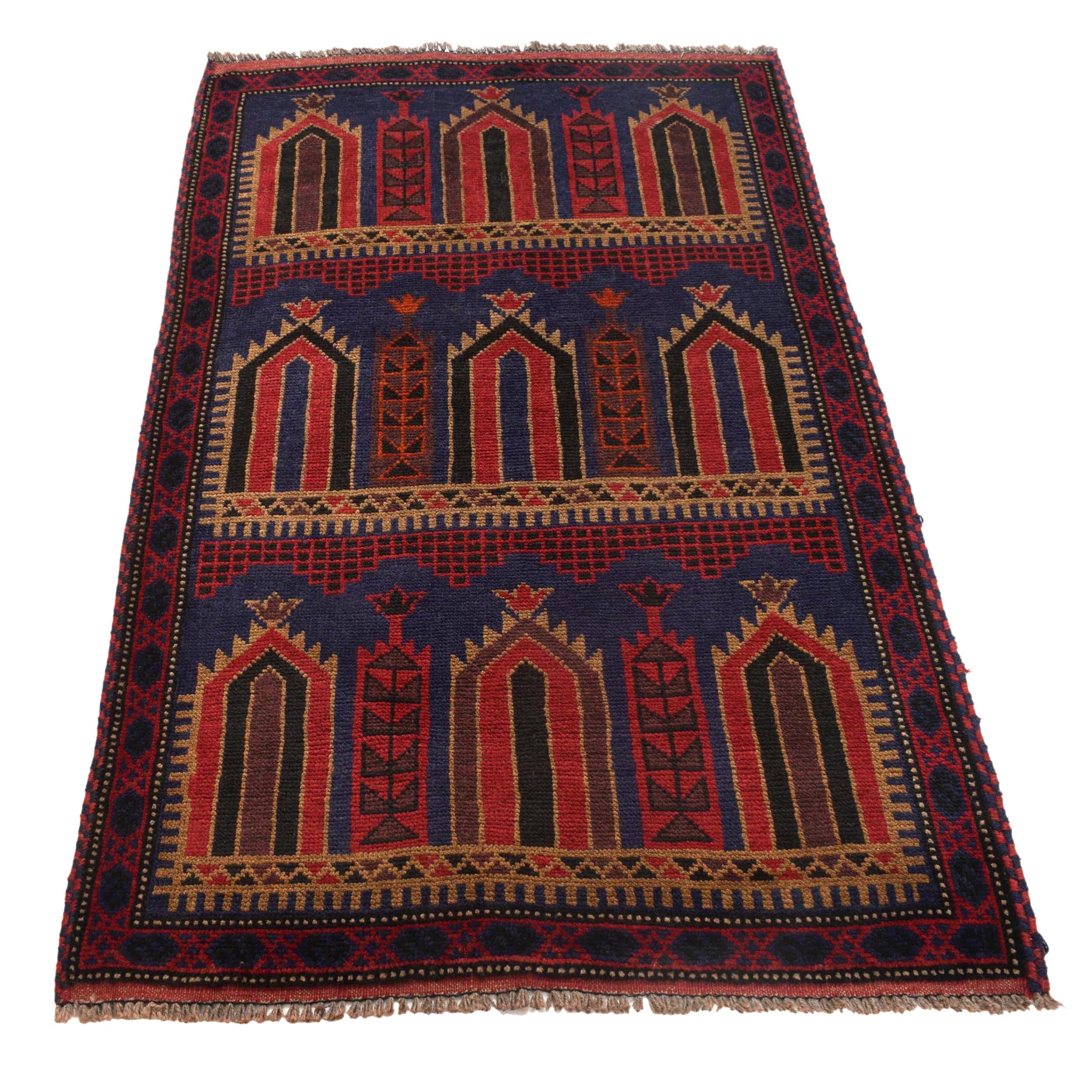 Prayer Mat 3' 2" x 4' 11" ft / 97 x 150 cm - B17645