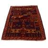 Muslim Prayer Rug 3' 1" x 4' 8" ft / 93 x 141 cm -No. B17878