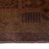 Hand Knotted Overdyed Rug 3' 1" x 4' 10" ft / 95 x 147 cm - No. B17931