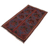 Handmade Balochi Carpet 2' 9" x 4' 3" ft / 83 x 129 cm - No. B18257